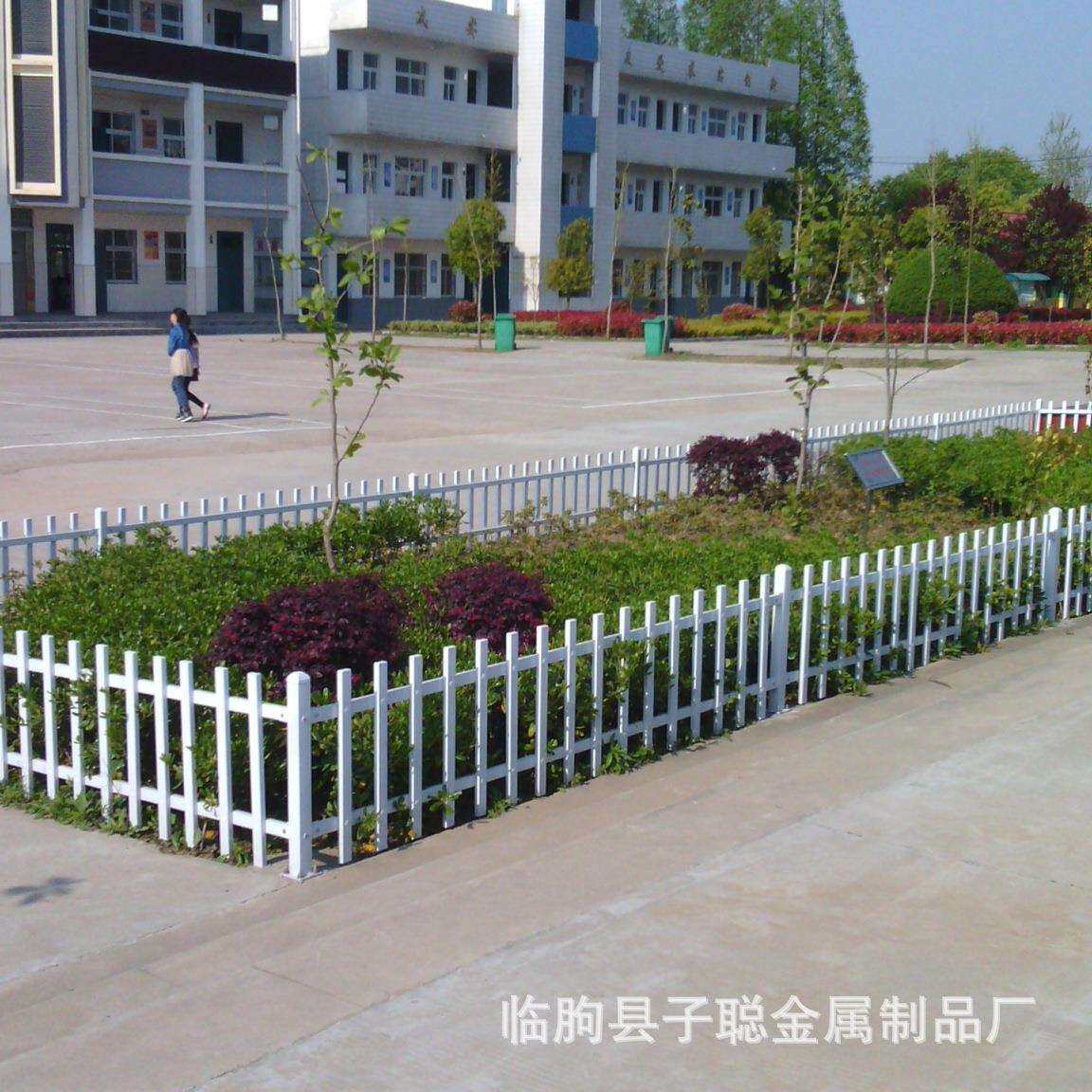 小区庭院护栏园林绿化栅栏pvc塑钢草坪园艺花坛花园围栏防护