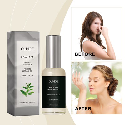 OUHOE Aromatic Tea-Infused Perfume Oil - Fresh and Light Tea