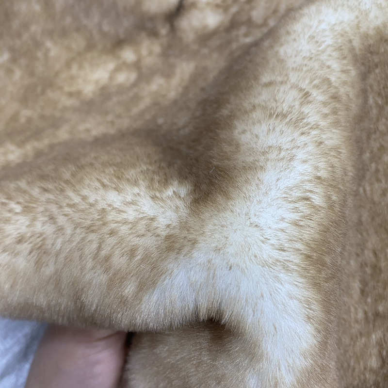 广州鸿運毛绒 兔毛白雾褪白 仿兔褪色 服装鞋材毛领毛条厂家直销