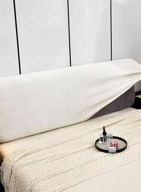 全包床头罩多规格北欧纯色床头防尘套布艺床头套headboard cover