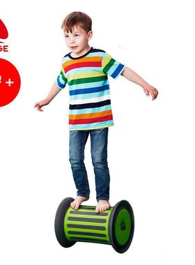 丹麦GONGE儿童感统触觉感统前庭平衡轮滚轮筒绿色滚轴加重玩具