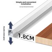 Led层压板灯上下双面发光隔断灯卡槽酒柜胶合板灯书柜衣柜传感器