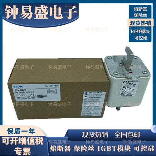 EATON巴斯曼BUSSMANN熔断器170M8636 170M8637 170M8638 1000V