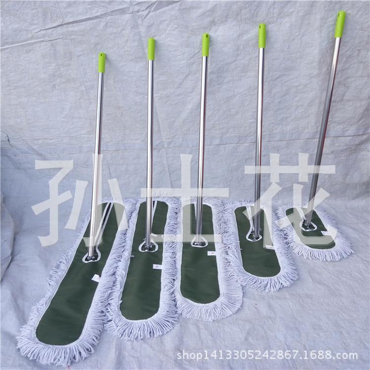 度旋转尘推板360度符合杆子平板拖把铁排拖省力布套式尘推