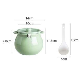 荤油的猪油耐高温辣椒油陶瓷储油油壶罐子带盖77n家用容器装