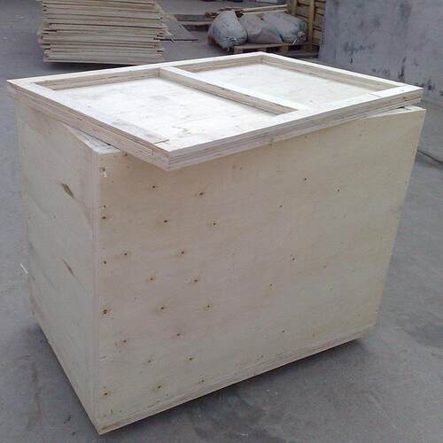 物流装运用出口免熏蒸花格式木箱品质优良I0351