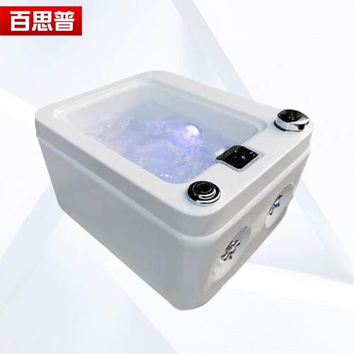 厂家陶瓷美容美甲足部方形亚克力洗脚盆足浴盆泡脚桶沐足盆
