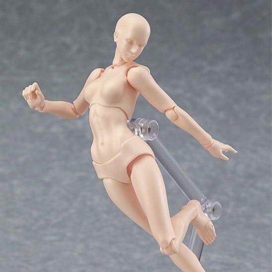 木头人偶关节木偶素体人体模型美术绘画摆件人体手掌手指关节可动