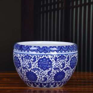 家用莲荷种菜阳台花盆盆碗兰陶瓷绿睡大号盆庭院萝养花盆花盆简约