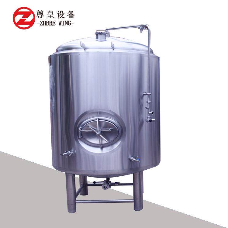 1000升啤酒清酒罐不锈钢储酒设备自酿啤酒机山东啤酒机澄清制酒
