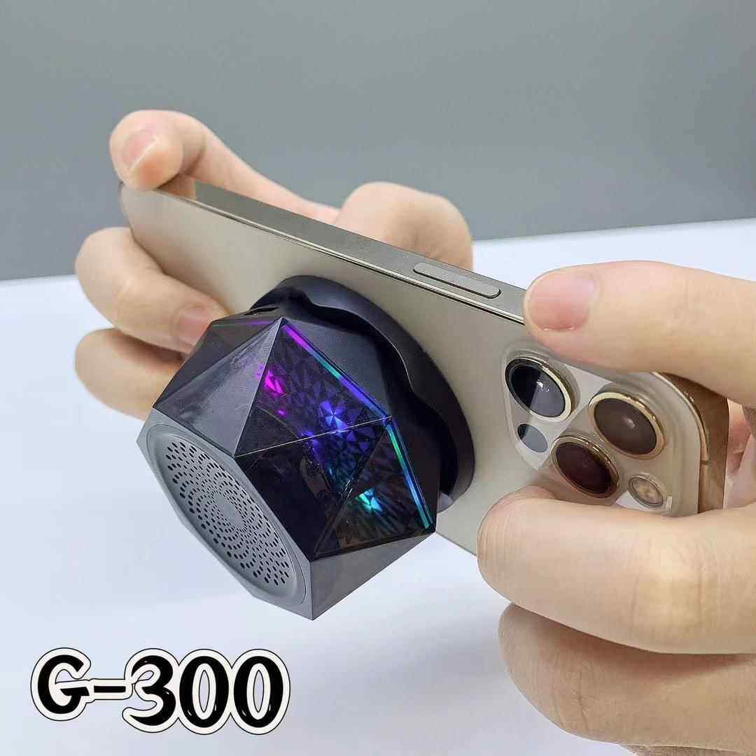 跨境爆款无线蓝牙音箱迷你低音炮大音量led发光小钢炮音响蓝牙5.3