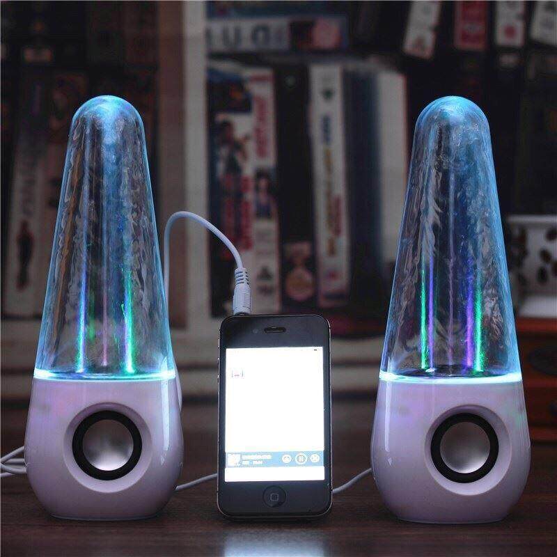 喷泉水舞喷水音响手机笔记本台式电脑低音炮小音箱桌面摆件音响