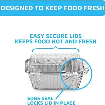 Aluminum Foil Food Containers Disposable Takeout Pans Baking