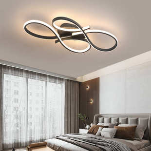 客厅卧室流云灯简约现代led吸顶灯北欧风格 创意灯具 花形个性