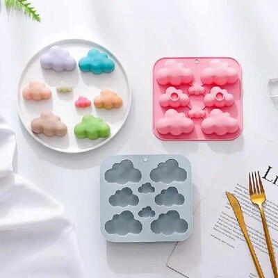 N0PA Clouds Shaped Silicone Flexible Mould Clay Resin