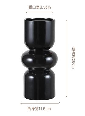 正品TYC 中古花瓶摆件客厅高插花轻奢级玄感关餐柜瓷陶花器装饰品