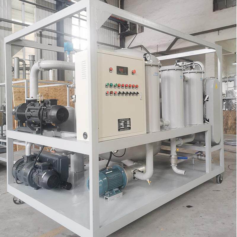 变电安装检修大流量变压器双级真空滤油机脱气油净化设备