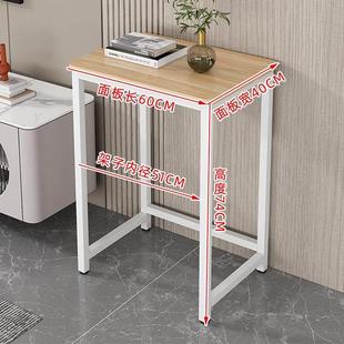 定制简易学习桌窄小桌子长50/60/70单人桌宽40宿舍床边桌夹缝桌子