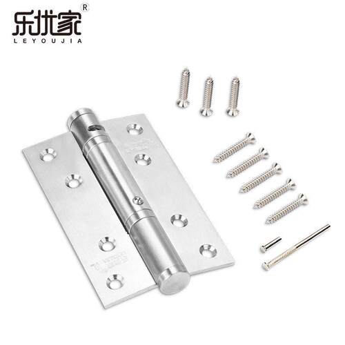 不锈钢90LEYOUJIA度位冲门合铰链加厚闭缓门器自动闭定隐形门合页