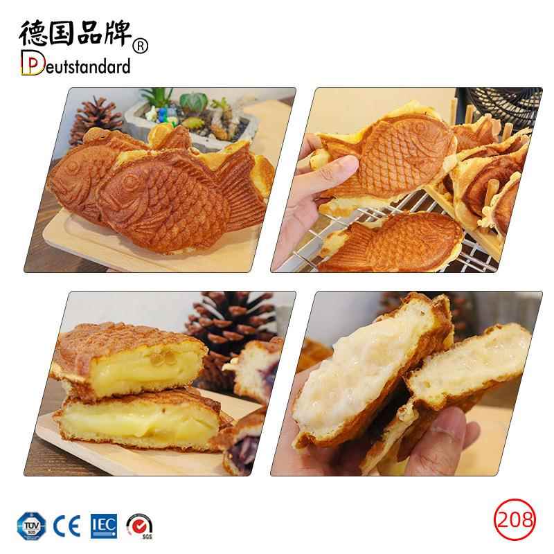 鲷鱼烧夹馅烤红豆饼鱼型烧华夫饼鲷机芋泥紫薯鱼OGN烘华夫炉鲷鱼