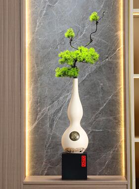 玄关细长竖高摆件创意招HS109葫芦摆件客厅壁龛财电柜饰品装高档