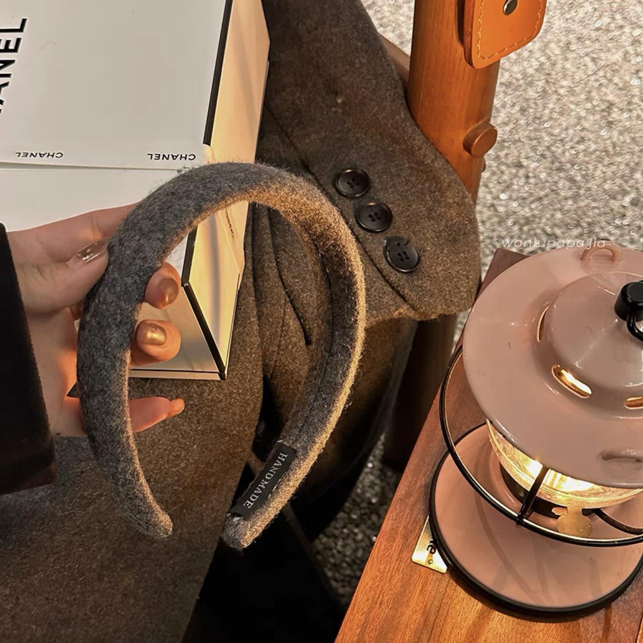 秋冬羊毛发箍头箍百搭出发发饰