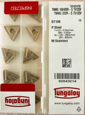 TNMG160404/08R/L-S  T9125甩卖日本东芝泰珂洛数控刀片其他刃具