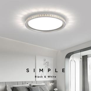 卧室灯意式 极全光简谱眼卧室客厅超水晶灯现代简约薄L847ED护吸顶