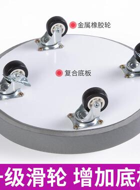圆大号花盆底盘带辘的花KUT盆移动托盘可刹车的万轱轮底座形向加