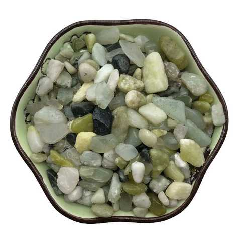 厂家批发石头 庭院铺地园林造景鹅卵石水磨石子彩色石头砾石 石头