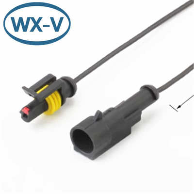 282103-1 线束 AMP防水接头282103/282079-1汽车公母对接插头DJ7