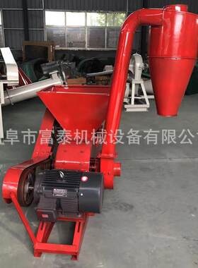 农业秸秆粉碎机玉米芯椰壳花生壳破碎机锤片式养殖饲料打糠机