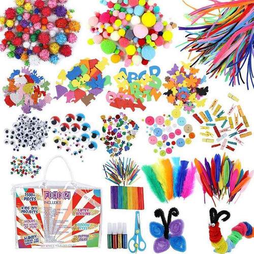 Arts and Crafts Supplies for Kids Toddlers Crafting Collage