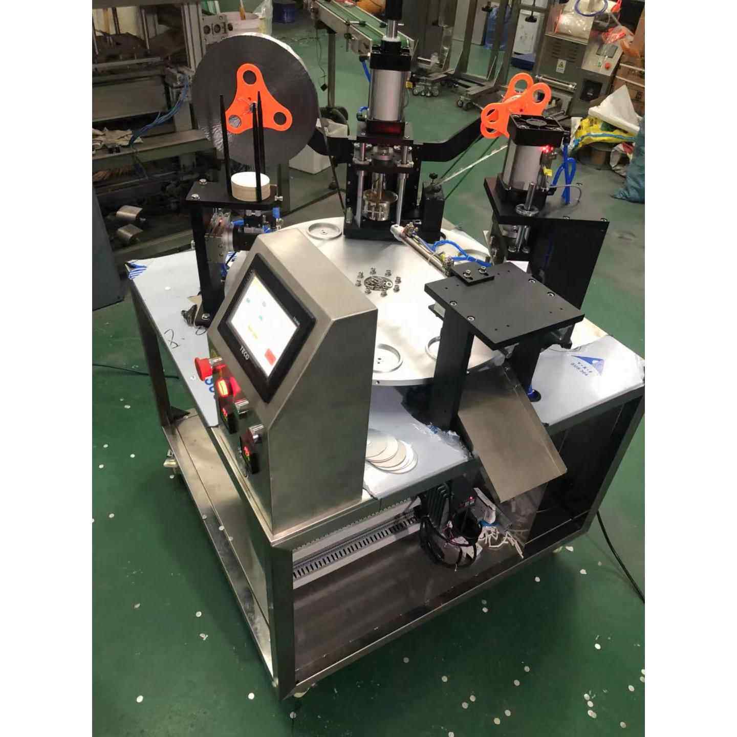 铝箔片灌装封口机转盘式灌装封口机全自动灌装封口机巨林机械