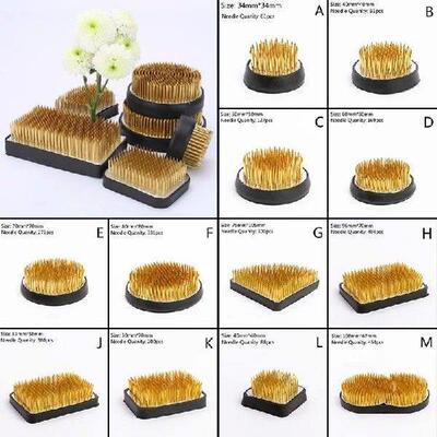 Japanese Ikebana Kenzan Long Rround Needle Flower Frog Pin