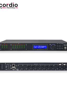 GAX-LA308专业前级效果器3入6出KTV舞台麦克风混响音频处理效果器