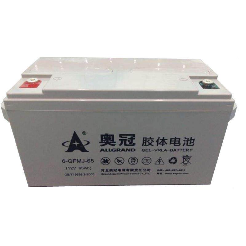 免维护奥冠蓄电池12V200Ah直流屏应急电源6GFMJ200胶体蓄电池现货