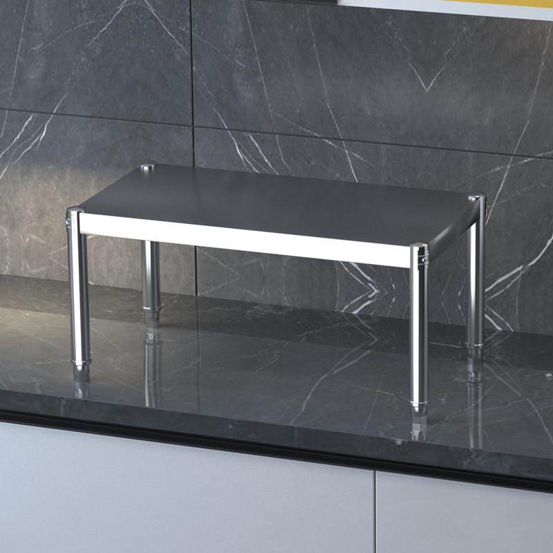 不锈钢单层置物架一层厨房架灶台架分层架1层微波炉架烤箱隔层架,厨房/烹饪用具,厨房抽屉置物架,淘宝优惠券,粉丝福利购,淘宝优惠卷