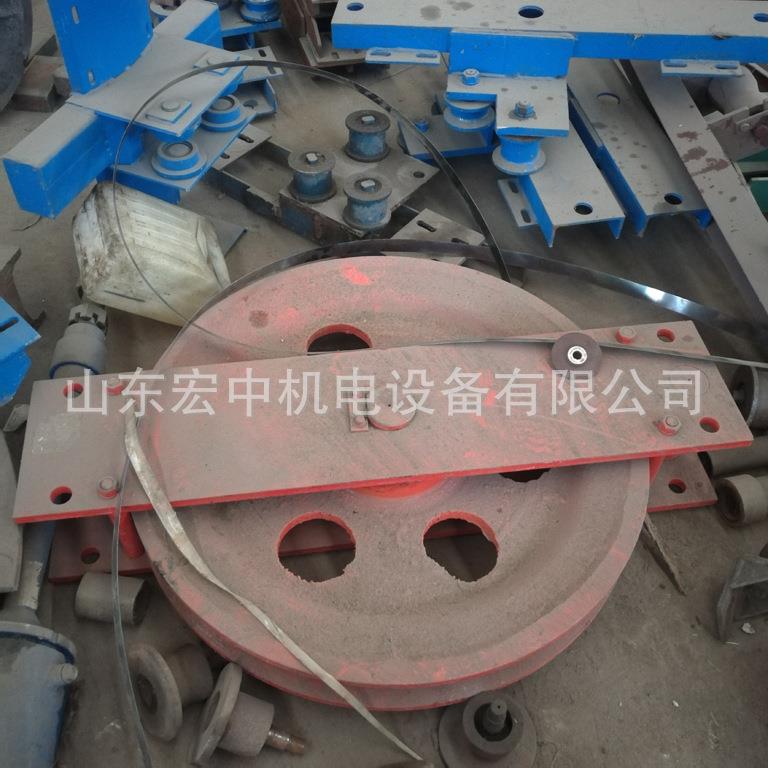 JWB75WJ矿用无极绳调速机械绞车涨紧油缸拉紧轮前大压绳轮配重架