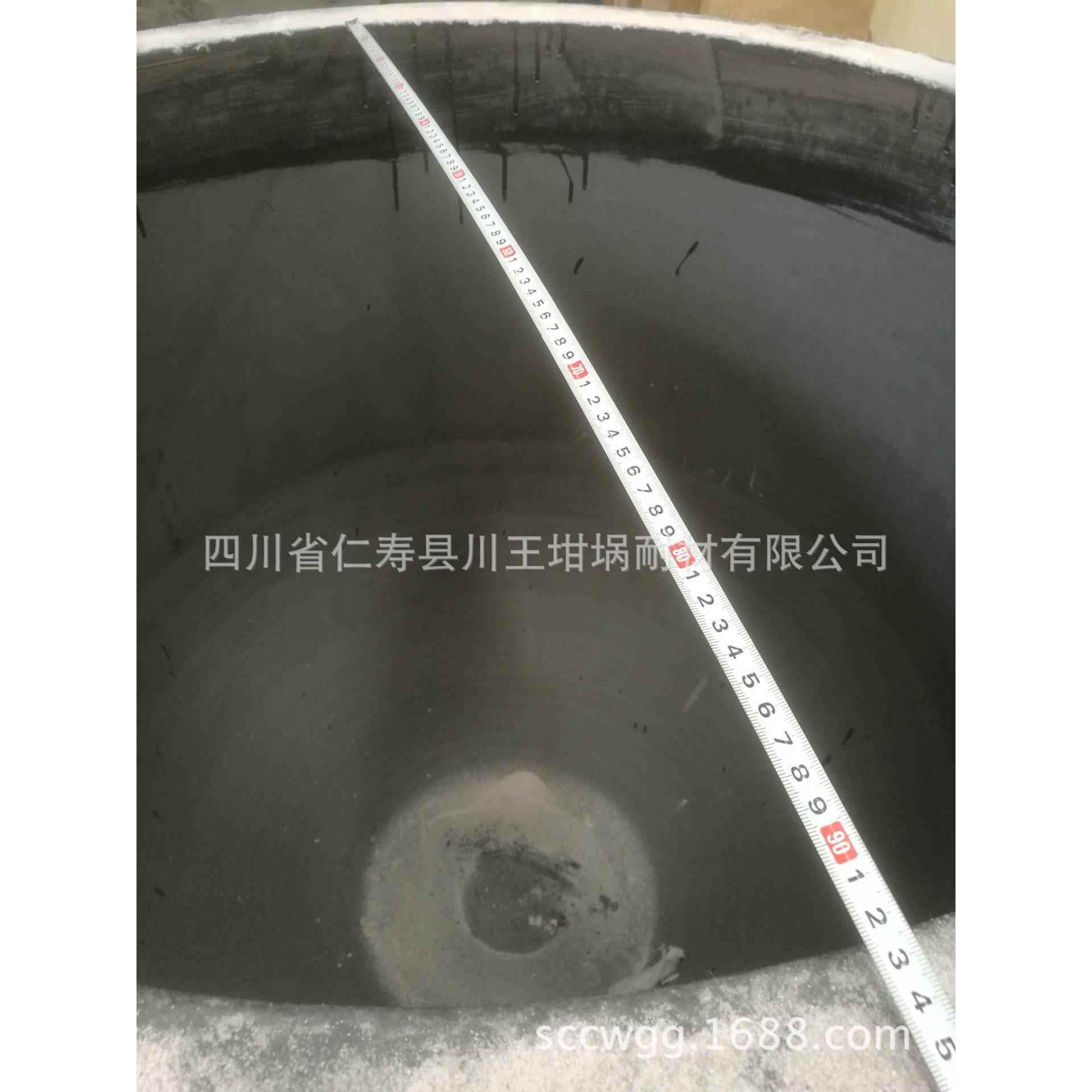 供应大口径热镀锌用碳化硅石墨坩埚