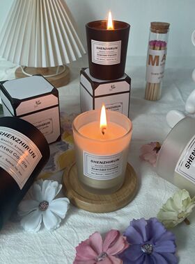 香薰蜡烛杯蜡香氛蜡烛diy浪漫伴手礼生日礼物蜡烛厂家