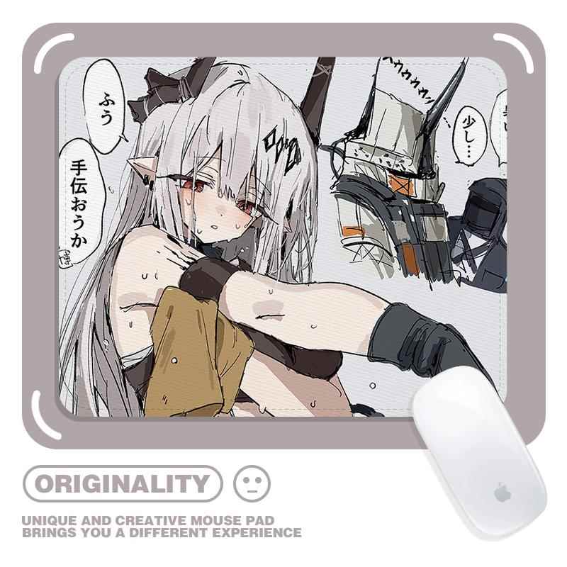 擦汗的泥岩小姐滑鼠垫二次元明日方舟周边宿舍办公加厚耐磨可定制