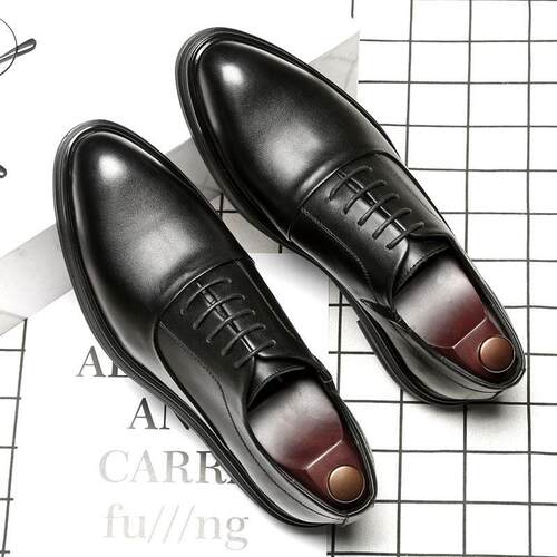Men business shoes comfortable dress shoes 商务休闲尖头男鞋