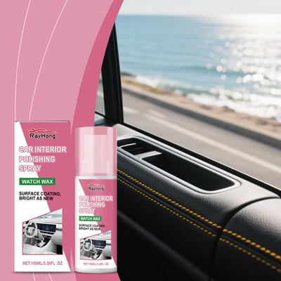 Rayhong Car Interior Polish and Care Spray for Seats, Steeri