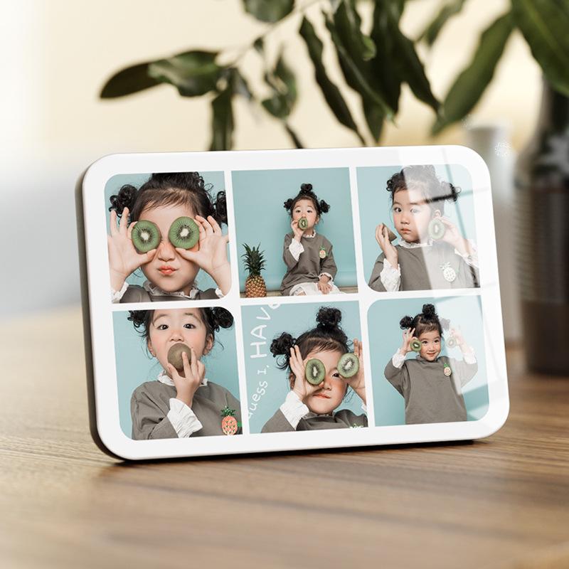 水晶相框相框摆台DIY亲子装饰画