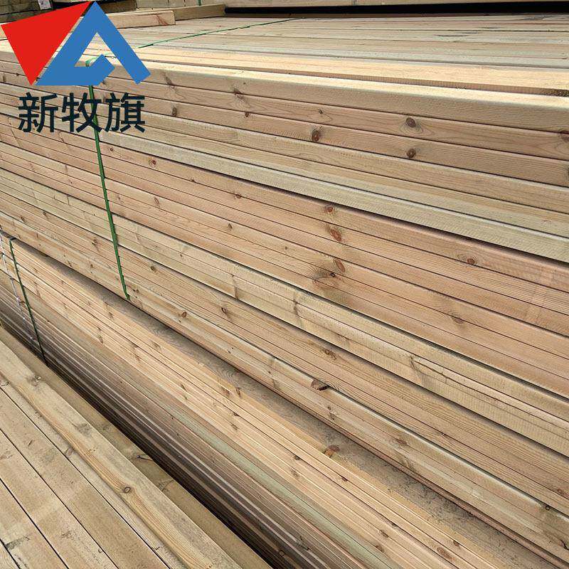 厂家现货樟子松防腐木板材樟子松吊顶面漆扣板户外樟子松地板