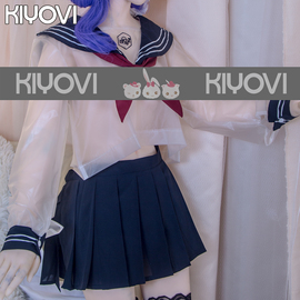 KIYOVI2021原创微能学园JK制服改良可爱学生装透明COSPLAY水手服