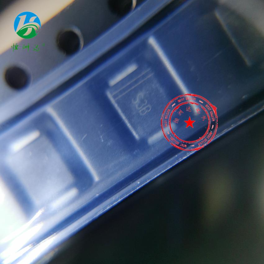 S3BB 丝印S3B DO-214AA SMB 贴片3A 100V 整流二极管