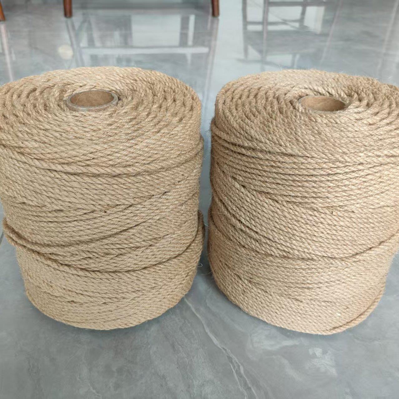 4毫米绳粗4.5毫米绳粗五斤重金标黄麻手工编织麻绳diy手工