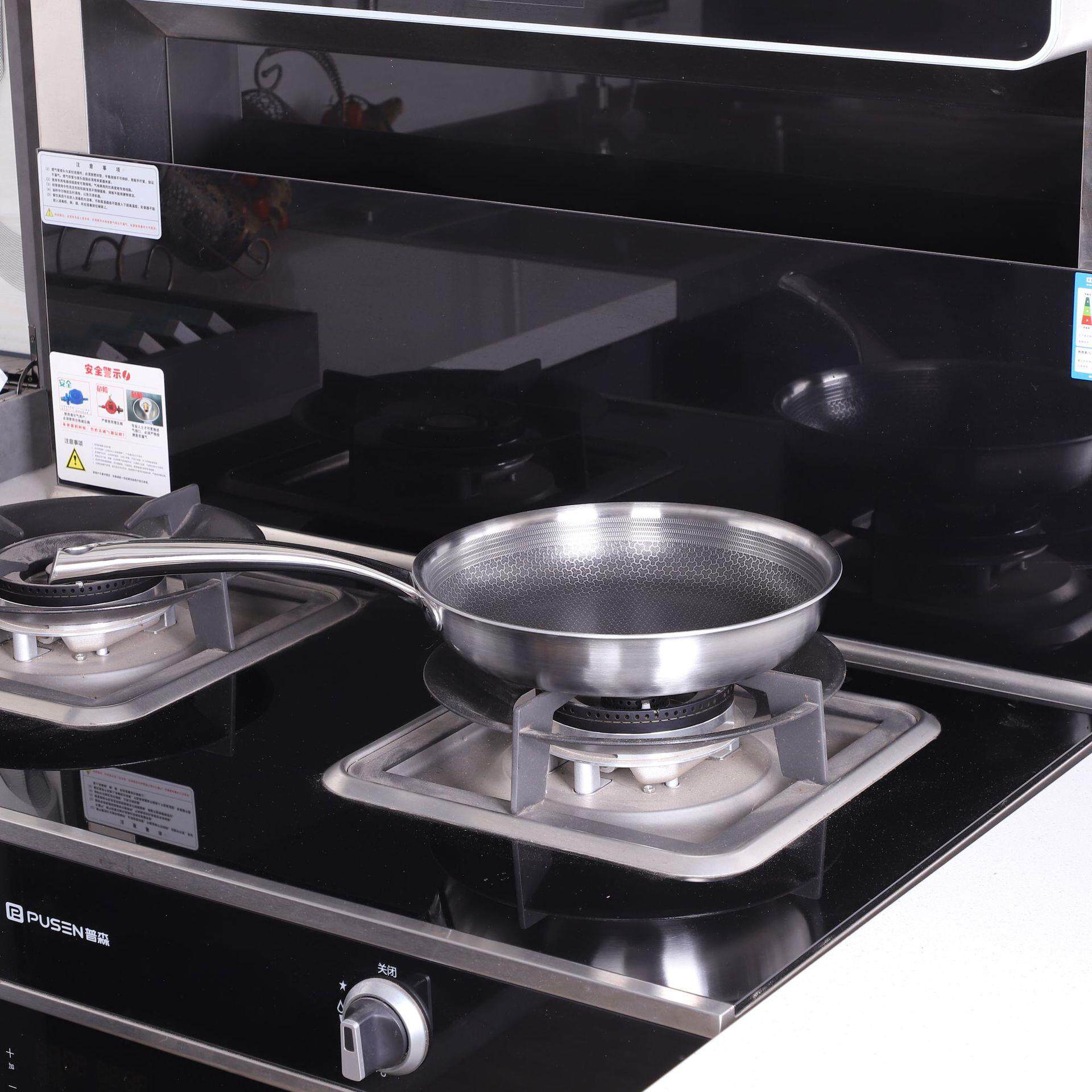 牛排煎锅专用锅西式煎锅平底不粘锅无涂层煎锅平底锅电磁炉